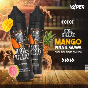 Koil Killaz es una línea premium de e-líquidos que presenta deliciosos sabores que lo llevarán a una aventura en un paraíso tropical.