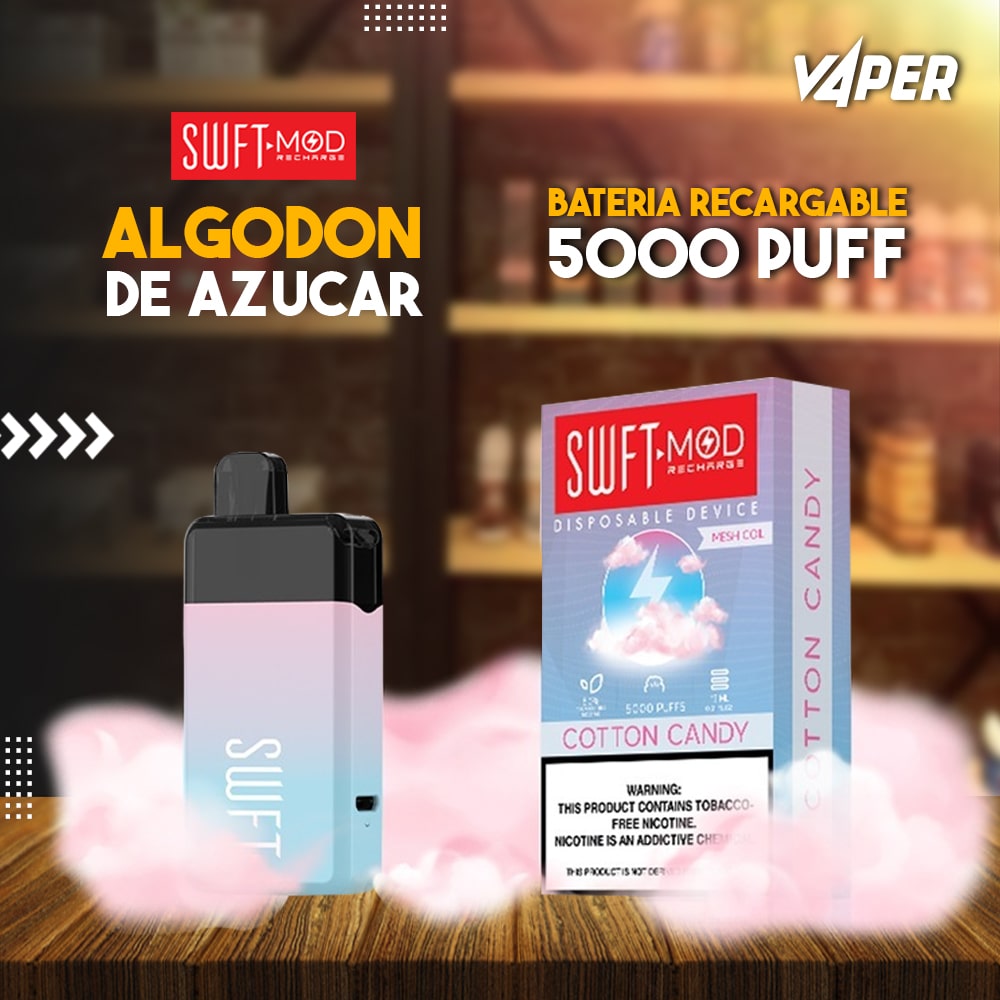 Swft Mod Cotton Candy 5000Puff