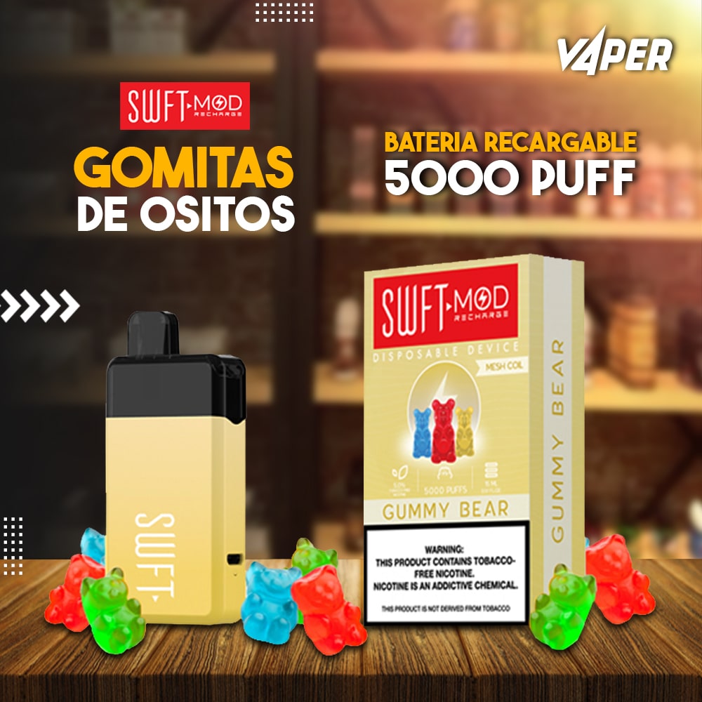 Swft Mod Gummy Bear 5000Puff