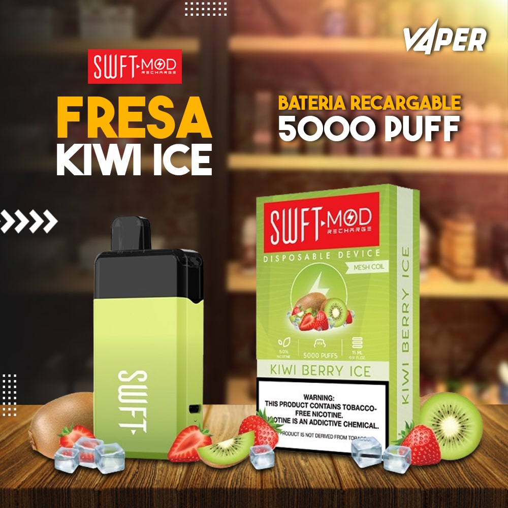 Swft Mod Kiwi Berry ice 5000Puff