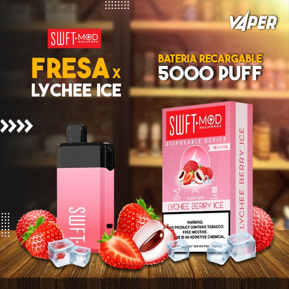 Swft Mod Lychee Berry Ice 5000Puff