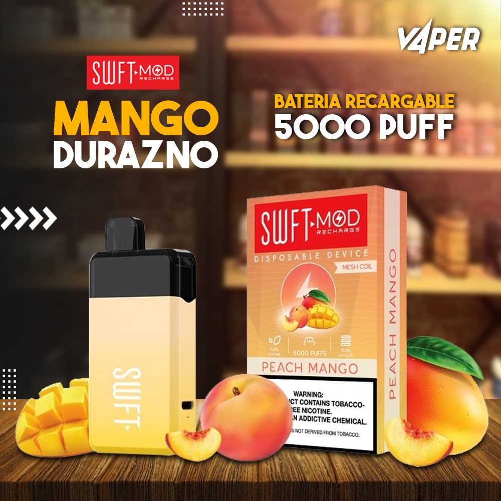 Swft Mod Peach Mango 5000Puff