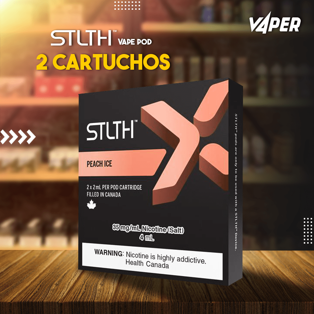 STLTH Pod Pack(2 Cartuchos) - Peach Ice