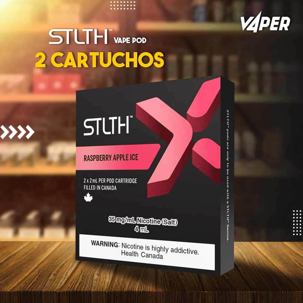 STLTH Pod Pack(2 Cartuchos) - Raspberry Apple Ice