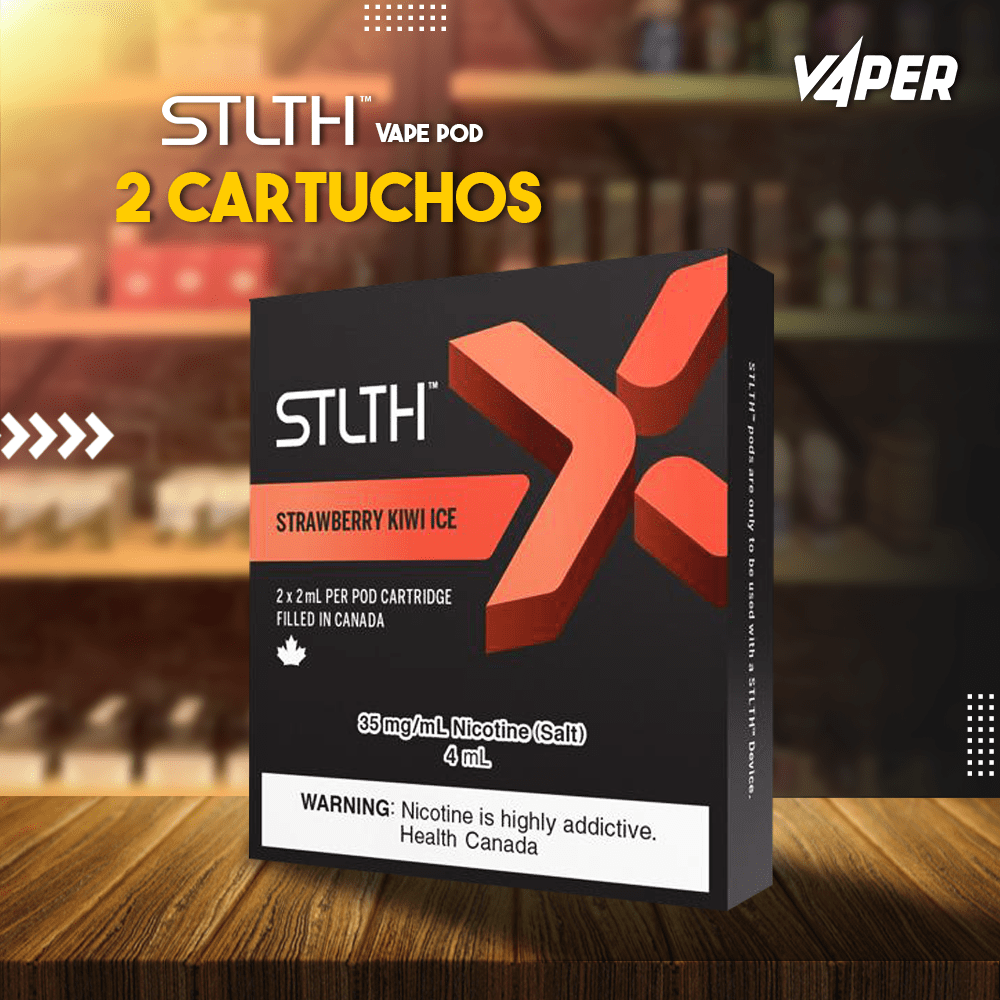 STLTH Pod Pack(2 Cartuchos) - Strawberry Kiwi Ice