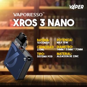 Vaporesso Xros 3 Nano pod kit