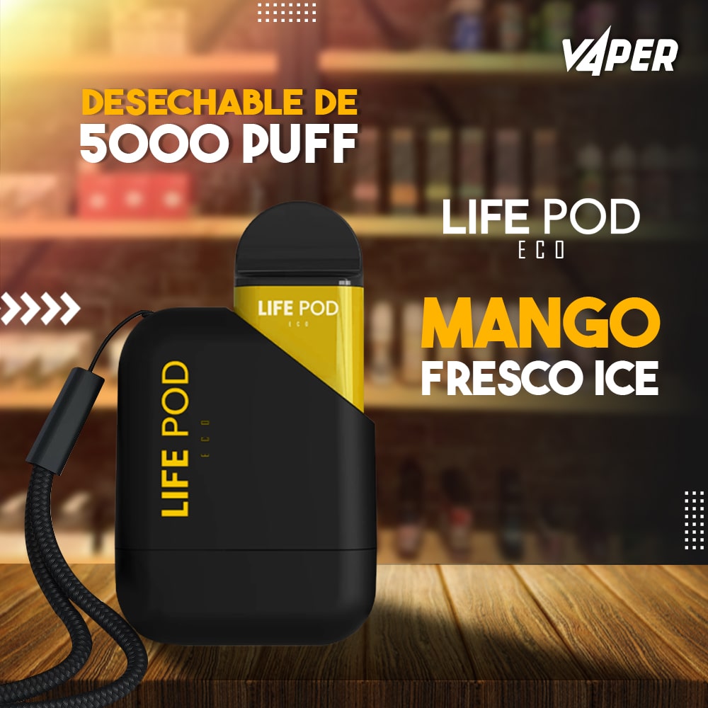 Life Pod Eco KIT Mango Ice 5% (5000 Puffs)