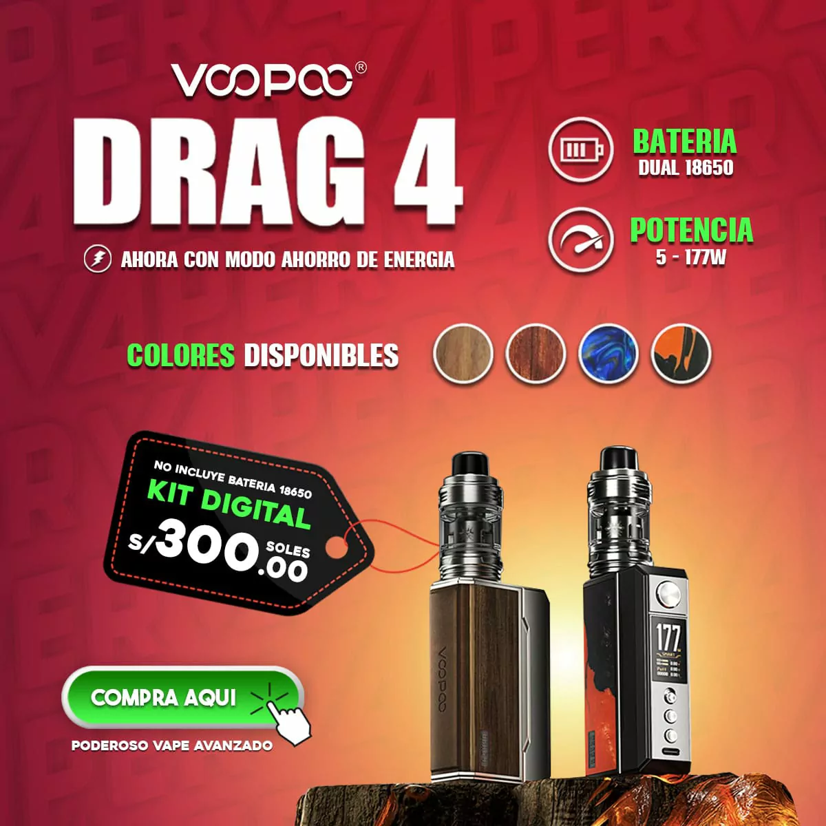 voopoo drag 4 - 4vaper