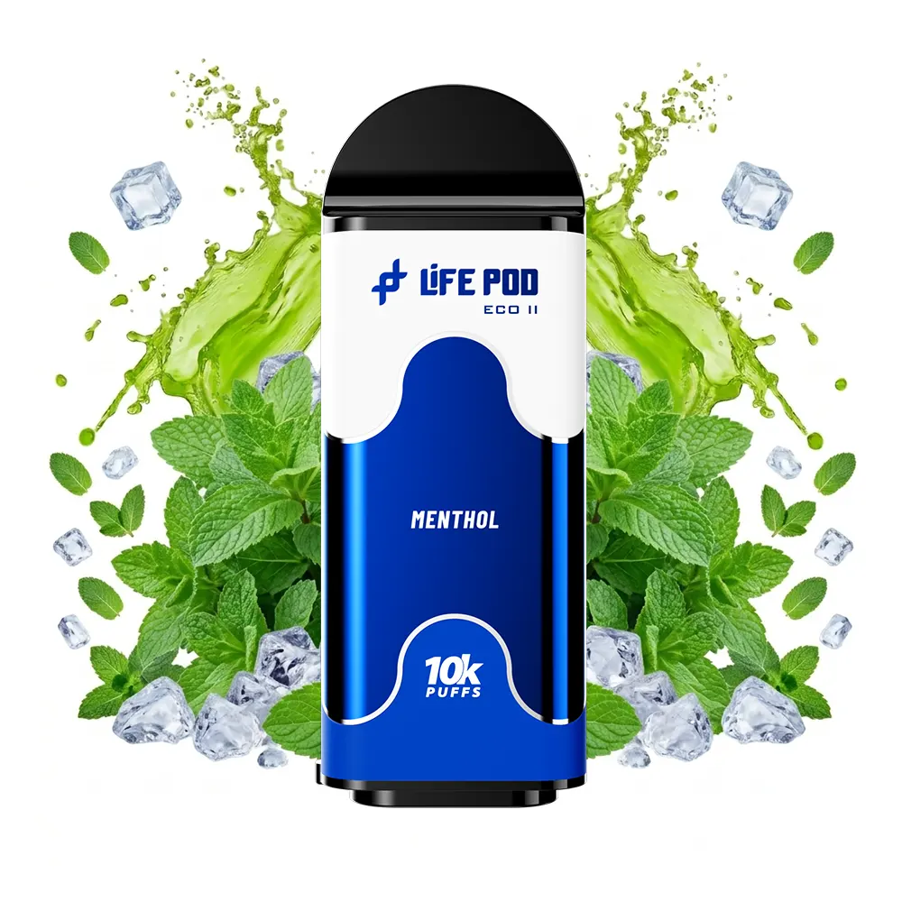Life Pod Eco II Cartucho Menthol 5% (10,000 Puffs) - 4vaper.com
