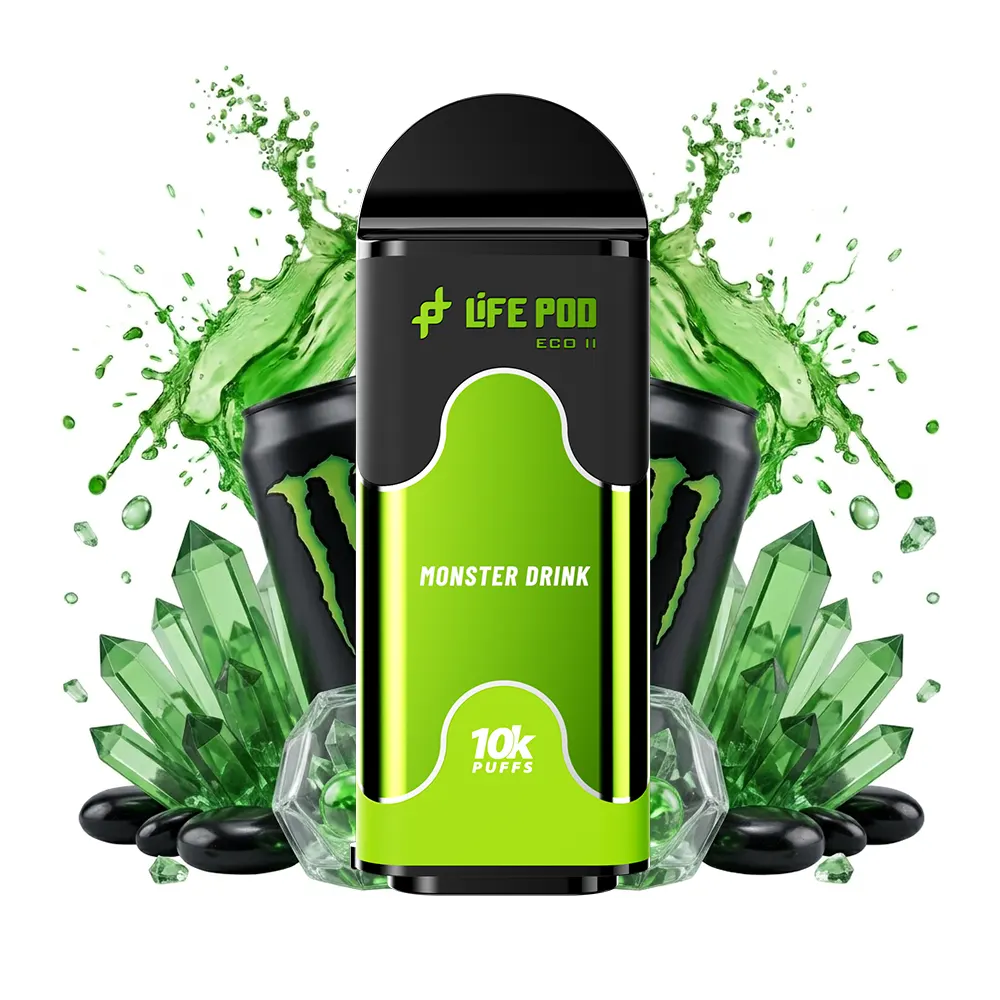 Life Pod Eco II Cartucho Monster Drink 5% (10,000 Puffs) - 4vaper.com