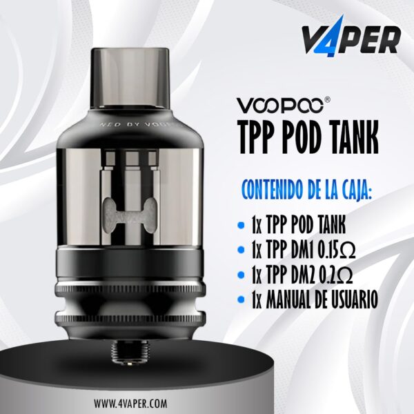 Voopoo TPP pod Tank - 4vaper.com