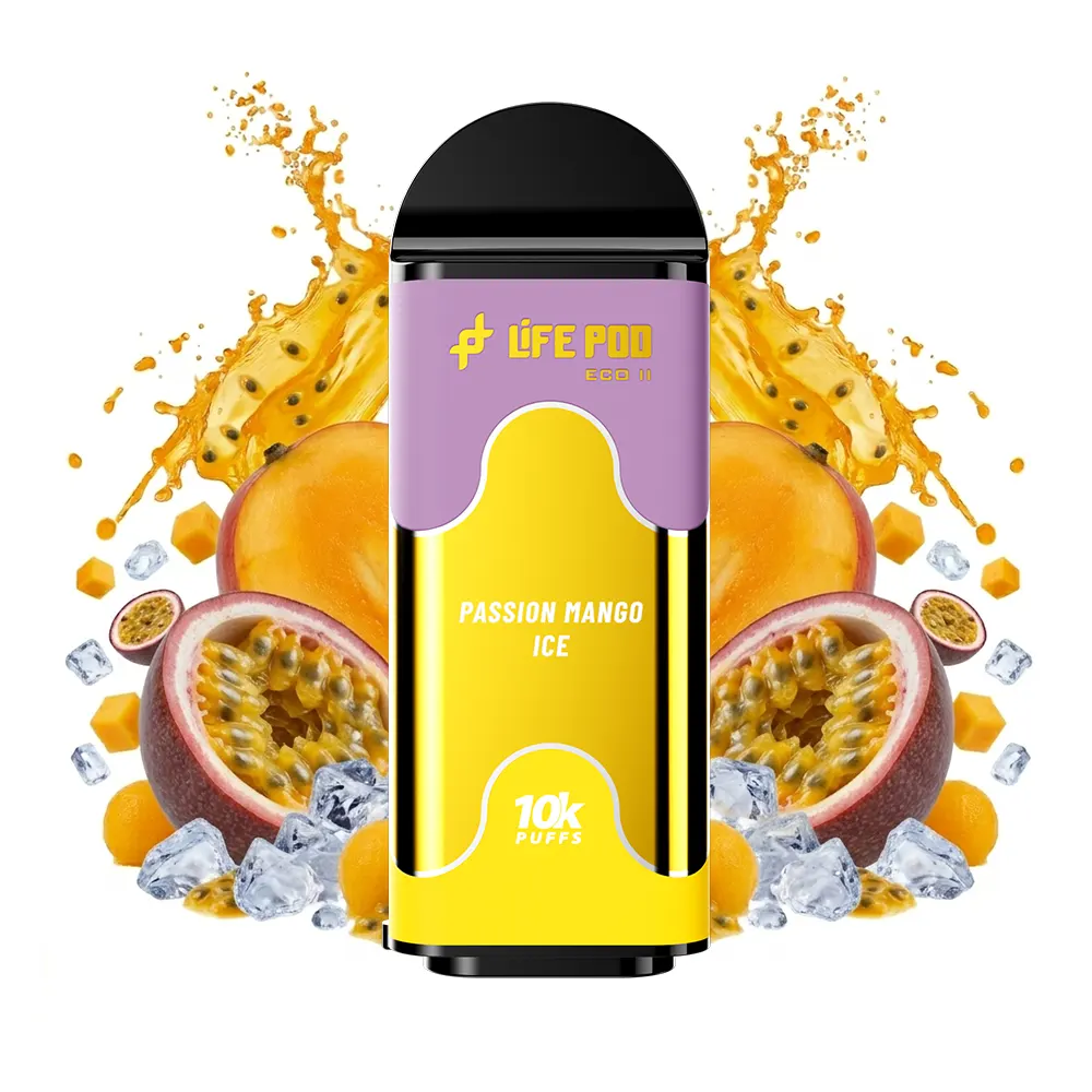 Life Pod Eco II Cartucho Passion mango ice 5% (10000 Puffs) - 4vaper.com