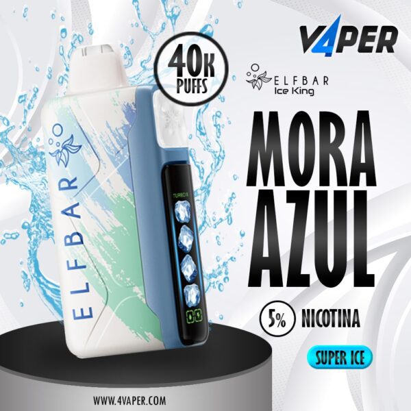 elfbar iceking 40k Blue Razz Ice - 4vaper.com