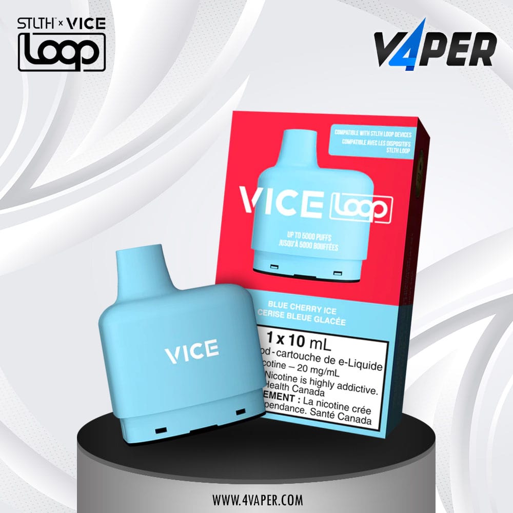 Stlth Loop Vice 5k - Blue Cherry Ice - 4vaper.com