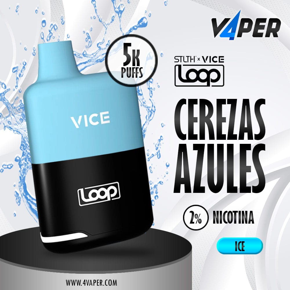 Stlth Loop Vice 5k - Blue Cherry Ice - 4vaper.com