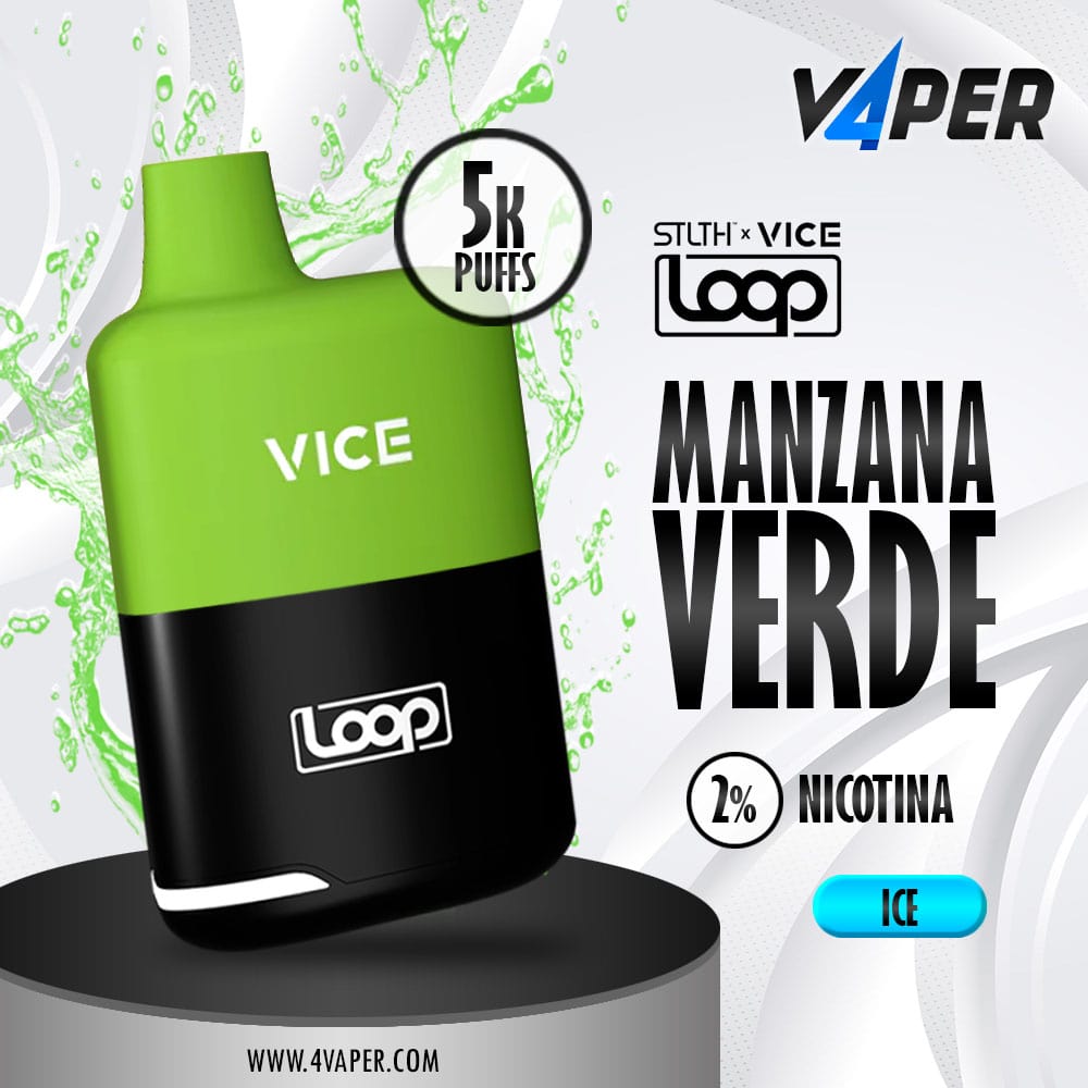 Stlth Loop Vice 5k - Green Burst - 4vaper.com