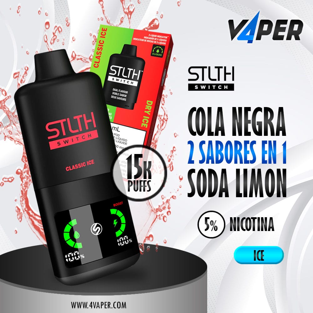 Stlth Switch 15k Classic Ice & Dry ice - Loop 3 - 4vaper.com