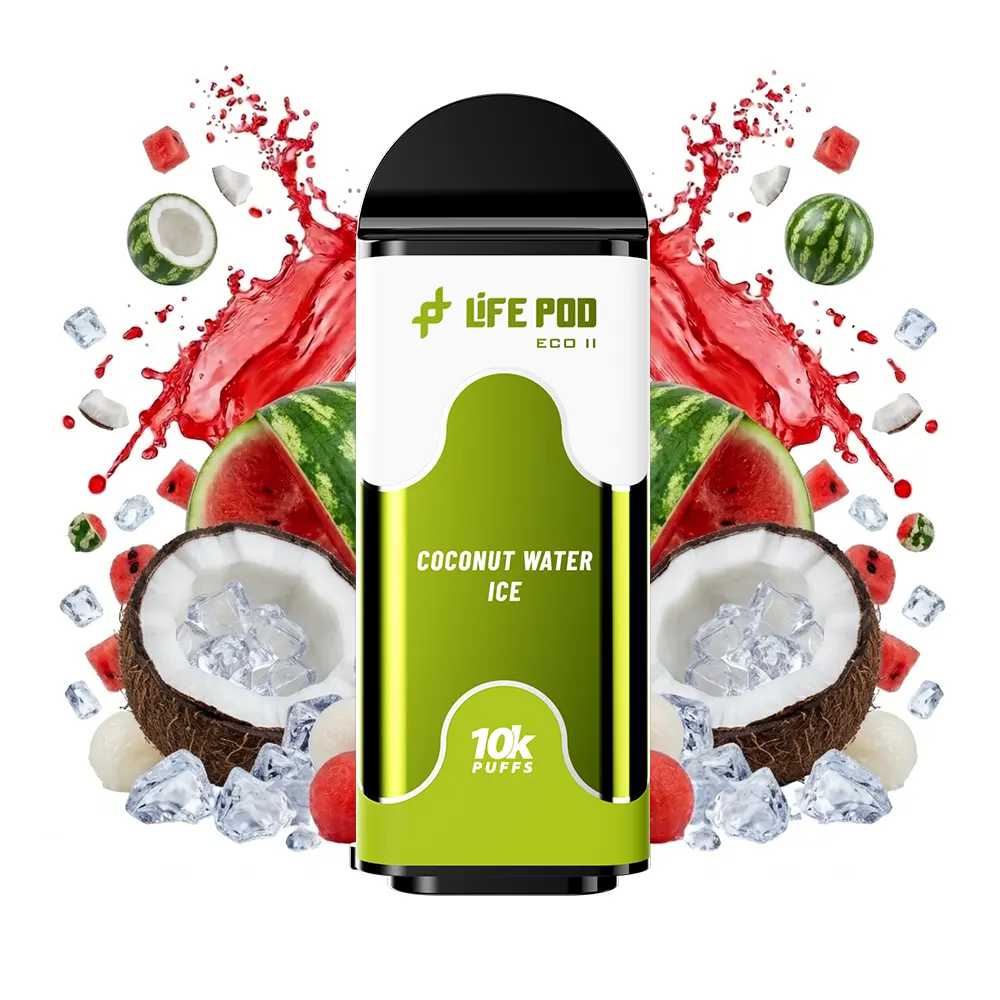 Life Pod Eco II Cartucho Coconut water ice 5% (10000 Puffs) - 4vaper.com