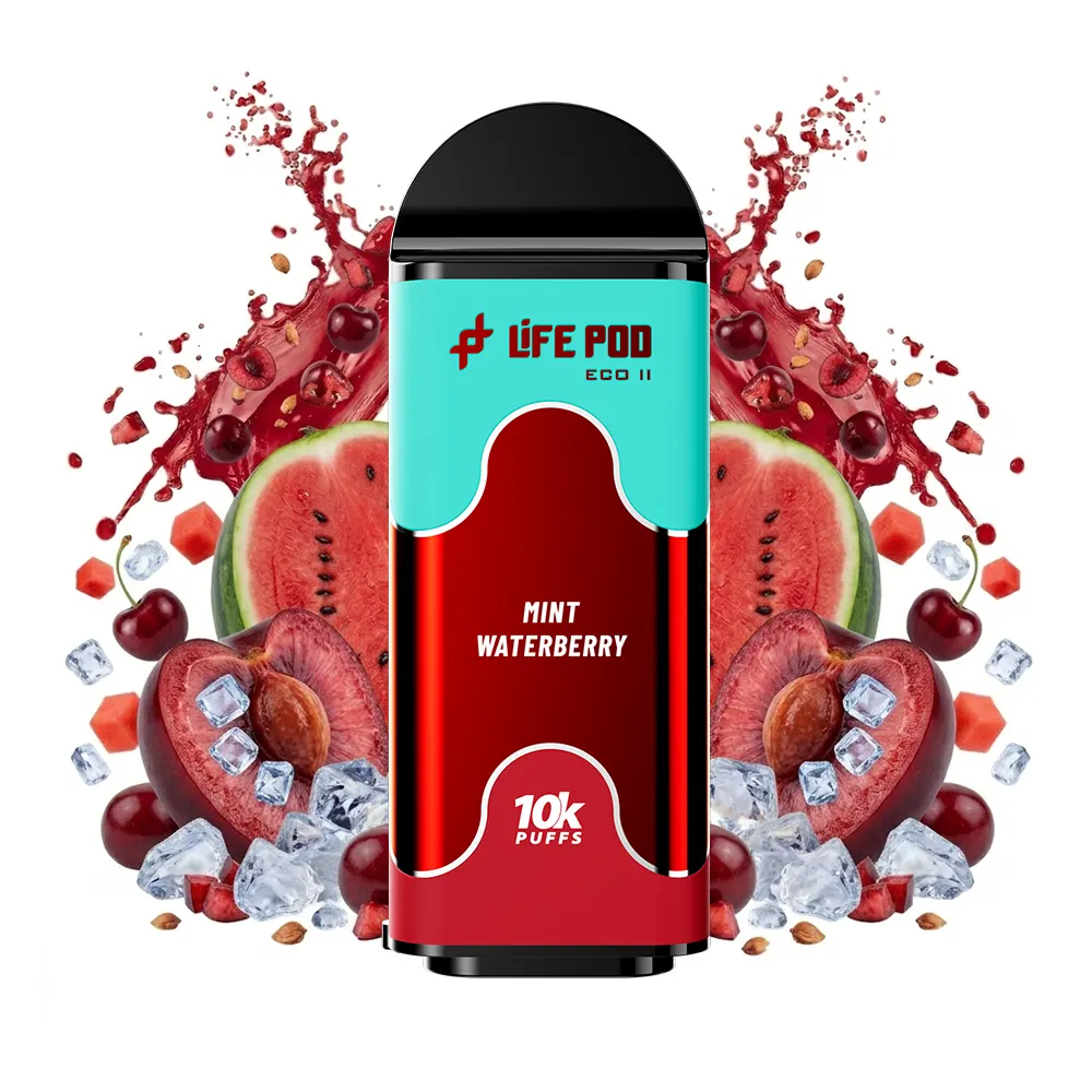 Life Pod Eco II Cartucho Mint waterberry 5% (10000 Puffs) - 4vaper.com
