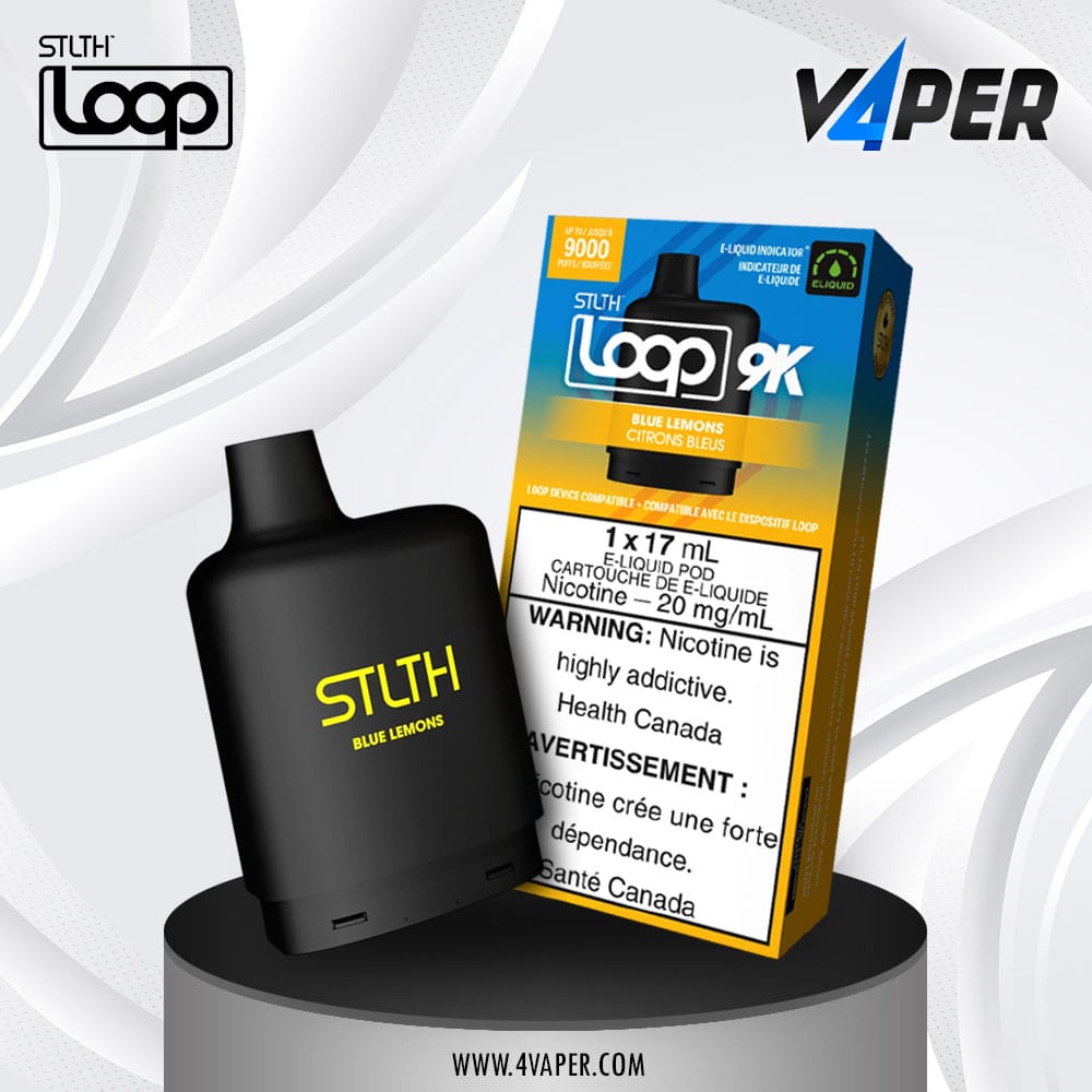 Stlth Loop 9K - Blue Lemons - 4vaper