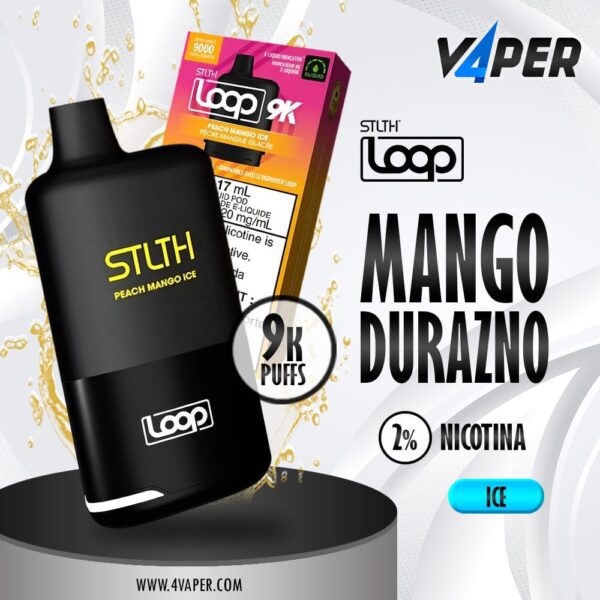 Stlth Loop 9K - Peach mango ice - 4vaper