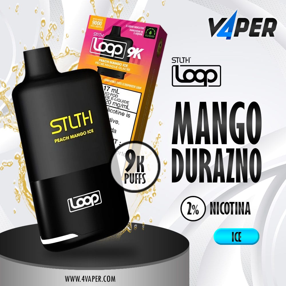 Stlth Loop 9K - Peach mango ice - 4vaper