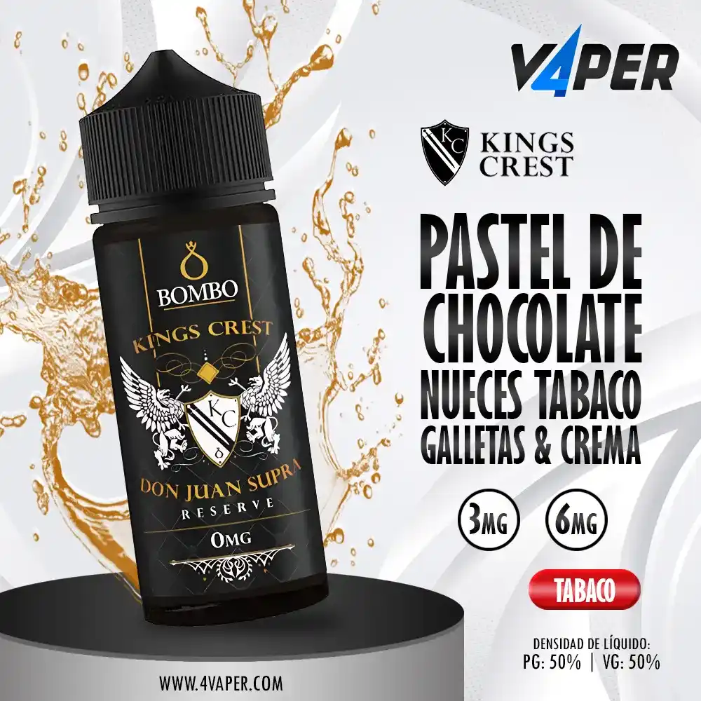 Kings Crest Don Juan Supra Reserve 120ml - 4vaper.com