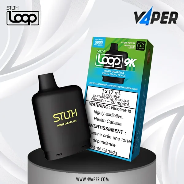 Stlth Loop 9K - White Grape Ice - 4vaper