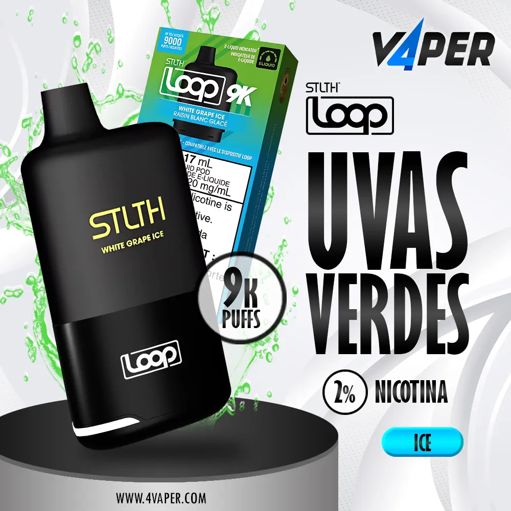 Stlth Loop 9K - White Grape Ice - 4vaper