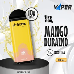 Life Pod Eco II Cartucho Peach Mango 5% (10000 Puffs) - 4vaper.com