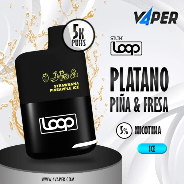 Stlth Loop (5000 puff) - Strawnana Pineapple Ice - 4vaper.com