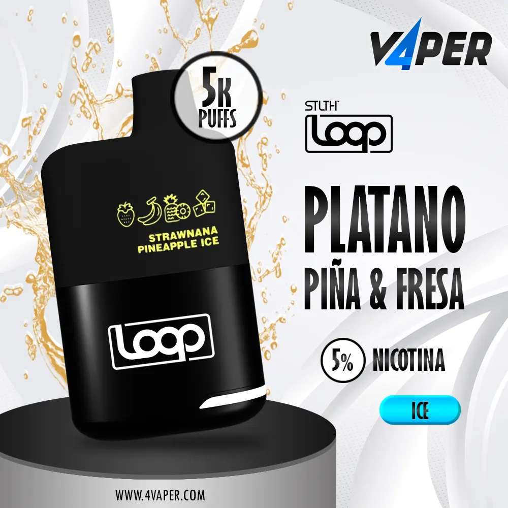 Stlth Loop (5000 puff) - Strawnana Pineapple Ice - 4vaper.com