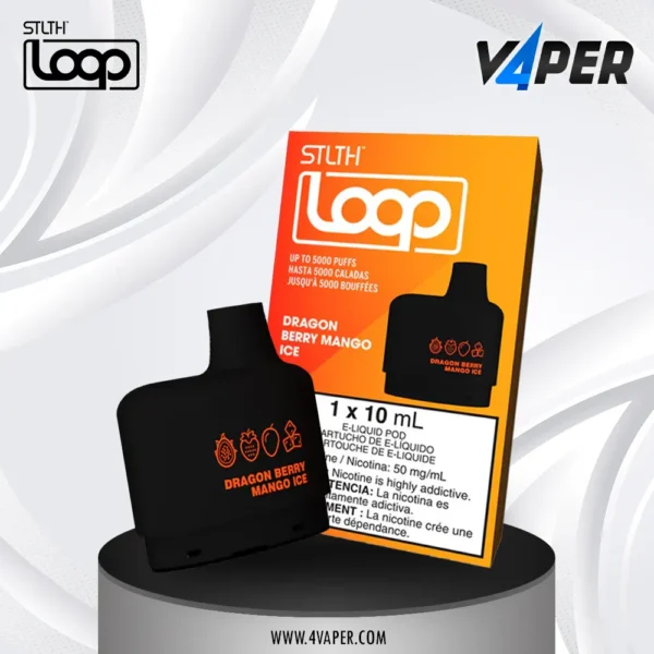 Stlth Loop (5000 puff) - Dragon berry mango ice - 4vaper.com