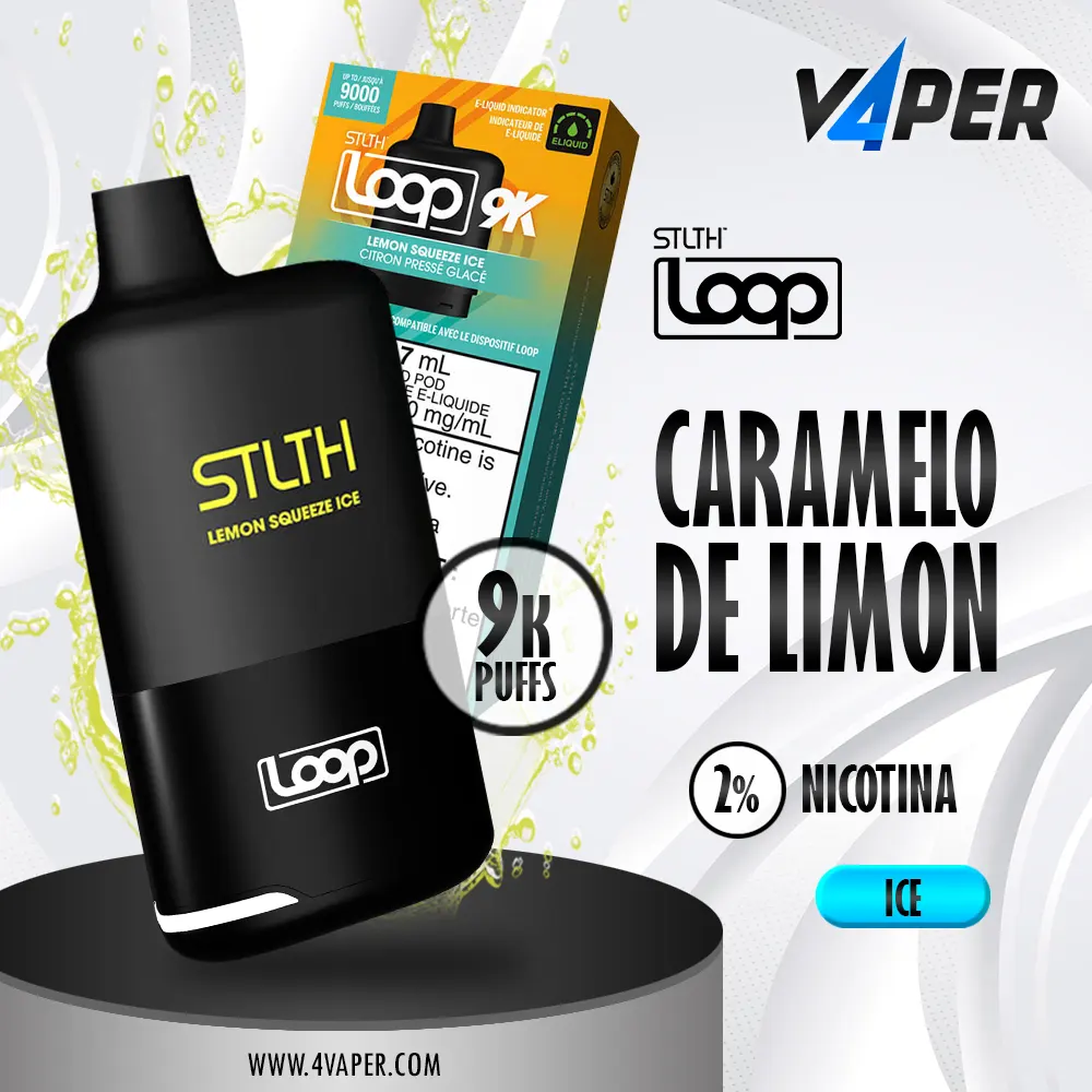 Stlth Loop 9K - Lemon Squeezed - 4vaper