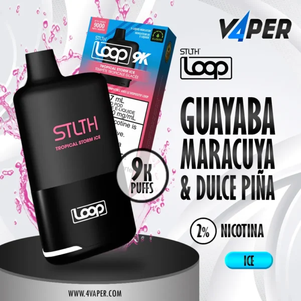 Stlth Loop 9K - Tropical Storm Ice - 4vaper