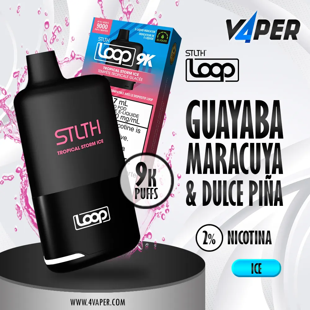 Stlth Loop 9K - Tropical Storm Ice - 4vaper