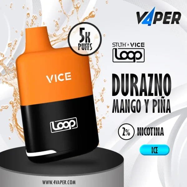 Stlth Loop Vice 5k - Misty mango ice - 4vaper.com
