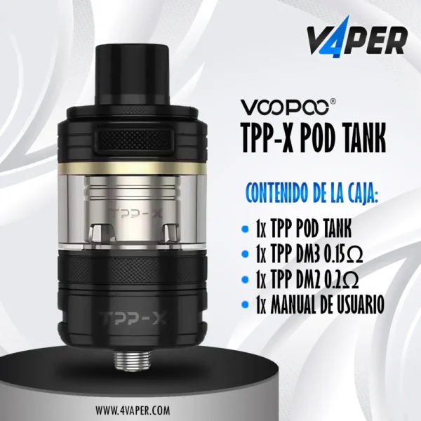 Voopoo TPP-X pod Tank - 4vaper.com