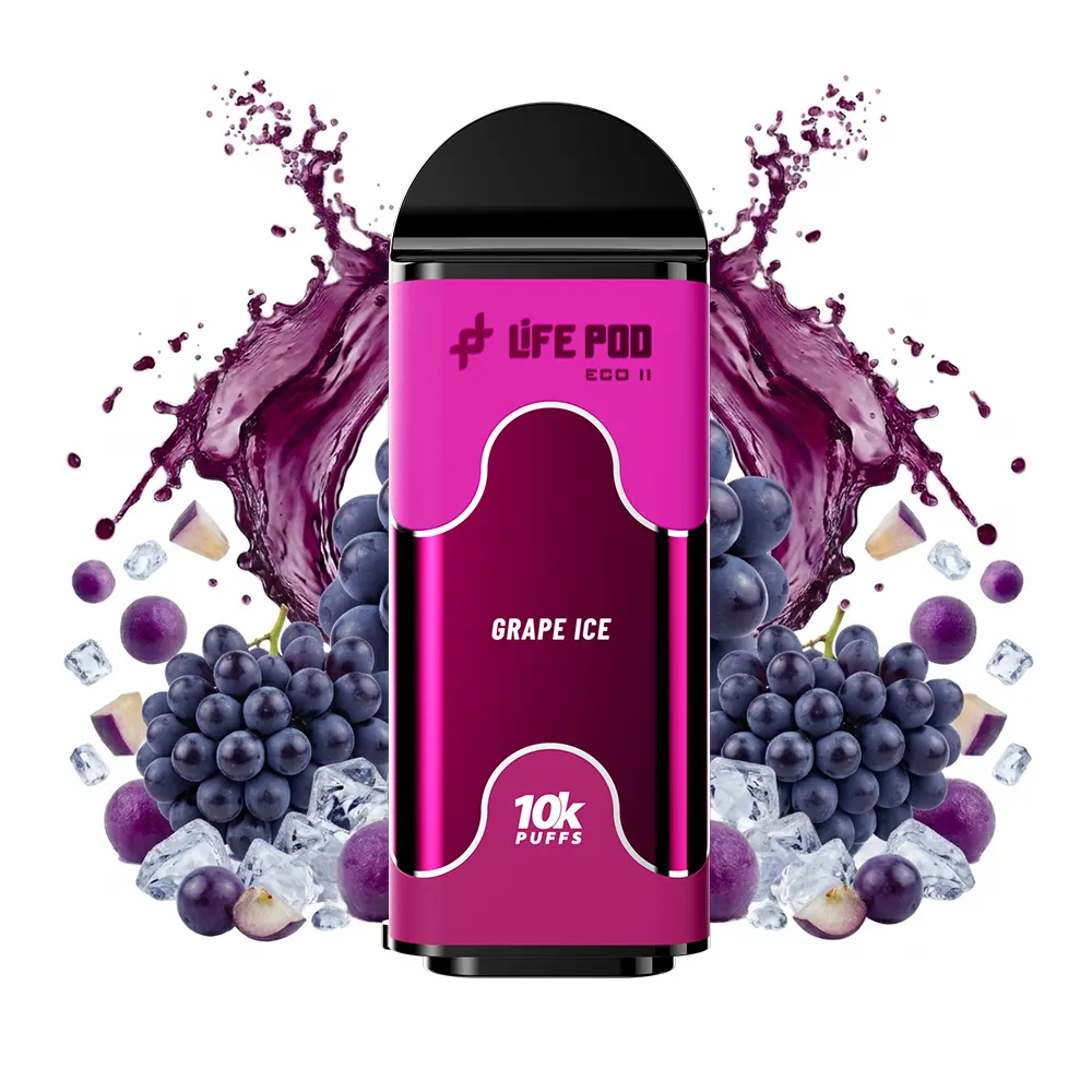 Life Pod Eco II Cartucho Grape Ice 5% (10000 Puffs) - 4vaper.com