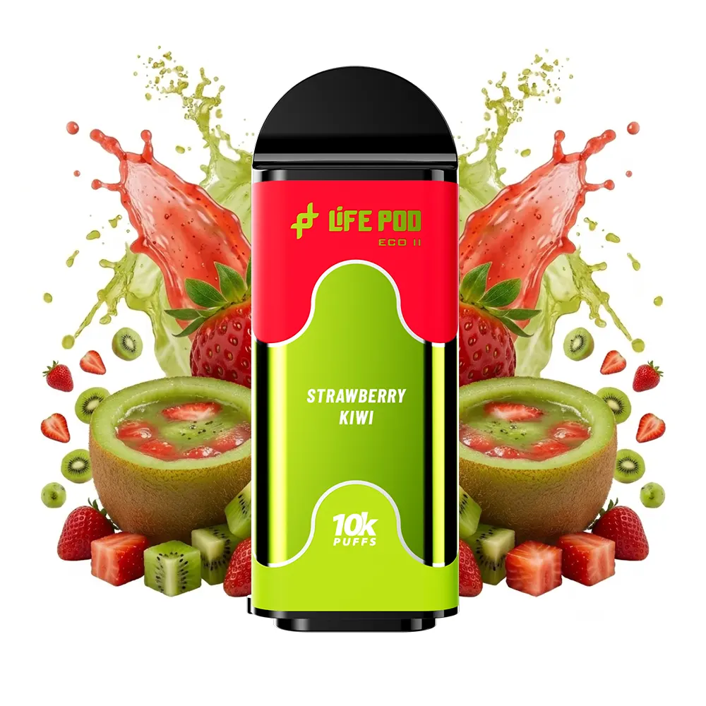 Life Pod Eco II 10K - Strawberry Kiwi 5% - 4vaper.com