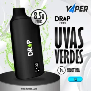 Drop Box 8.5puffs - White grape ice - 4vaper