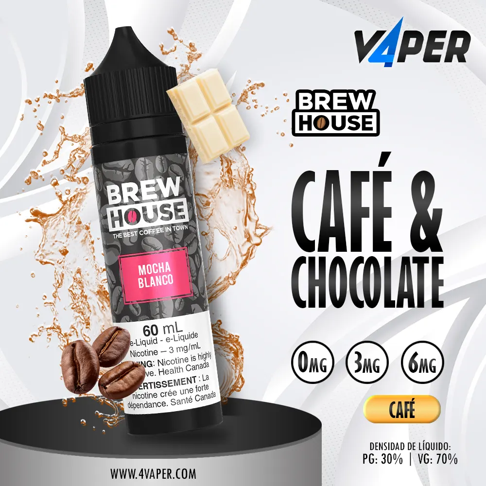 Brerw house 60ml mocha blanco - 4vaper