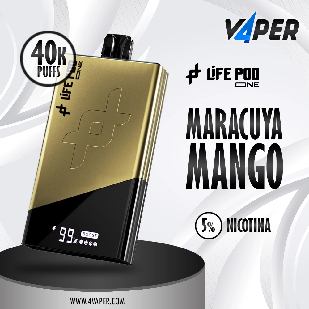 Life pod one 40k - Passion Mango, sabor a maracuya con mango ice
