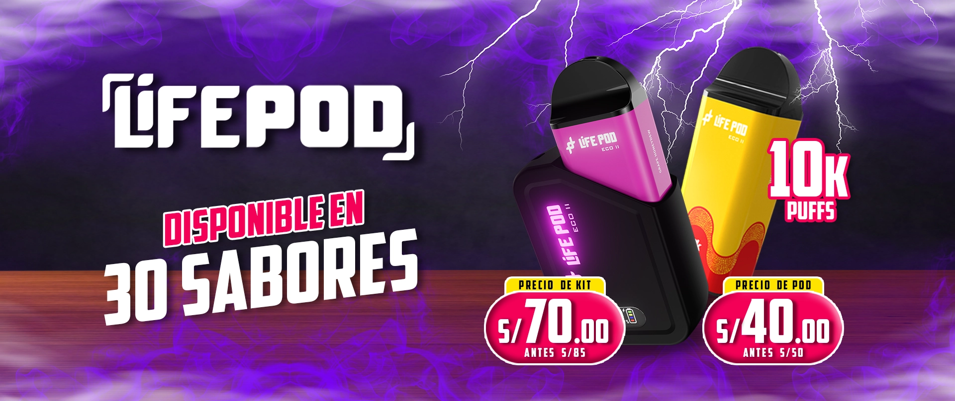 Life pod eco II 10k - 4vaper