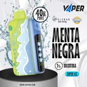 ElfBar Iceking Summer Edition 40K (40000 puff) - Black Mint - 4vaper.com