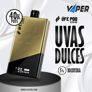 Life pod one 40k - Grape ice, sabor a uva morada ice