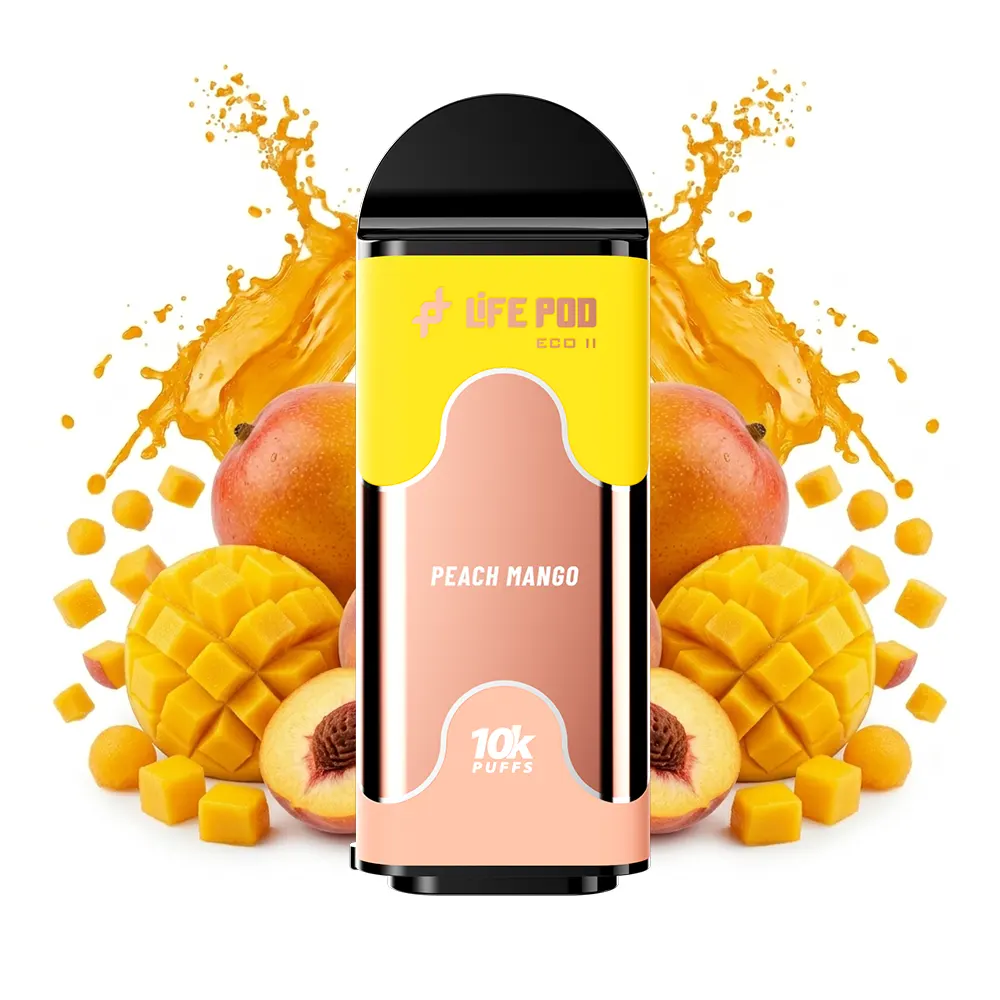 Life Pod Eco II 10K - Peach Mango 5% - 4vaper.com