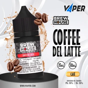 Brew House Salt Caffé del latte 30ml - 4vaper.com