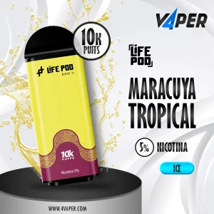 Life Pod Eco II Cartucho Passion Fruit Ice 5% (10000 Puffs) - 4vaper.com