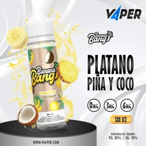 Banana bang - Pineapple coconut 60ml - 4vaper